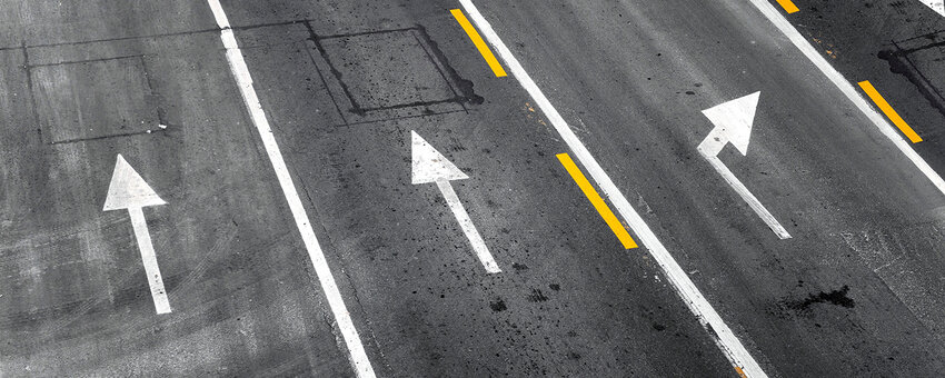 dynamic testing road markings