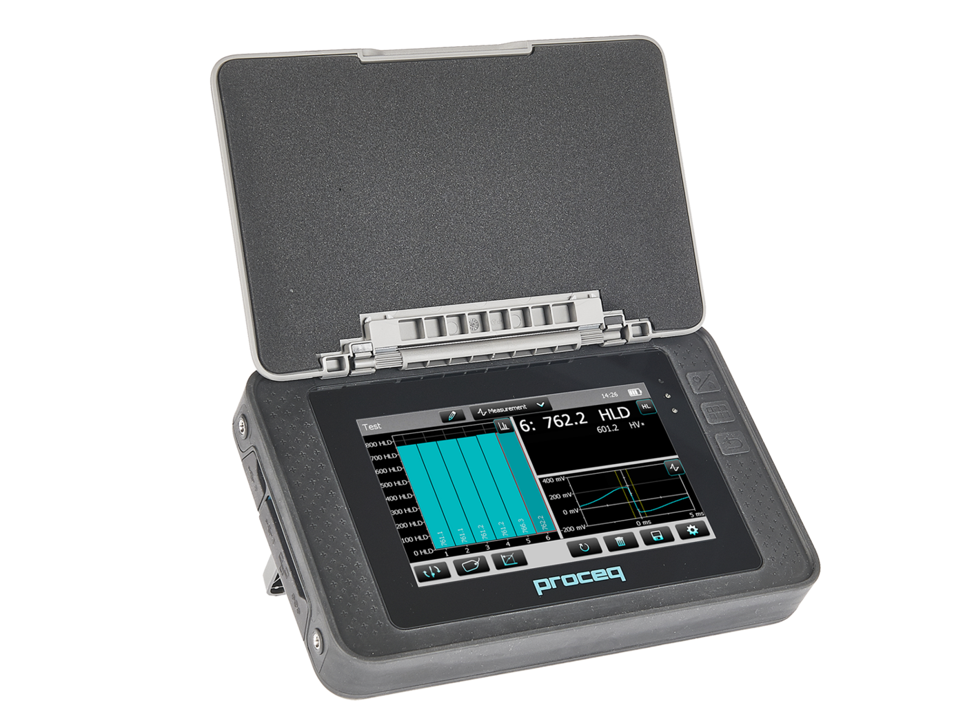 Equotip 550 (platform only) Sistema de medição altamente robusto e avançado