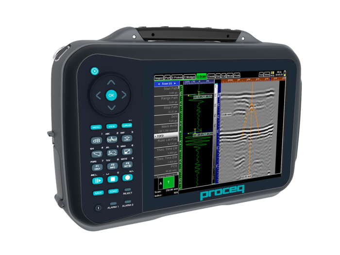 FD100 TOFD Inspeção por ultra-sons para diferentes tipos de materiais, metálicos e não metálicos, tais como compósitos ou plásticos