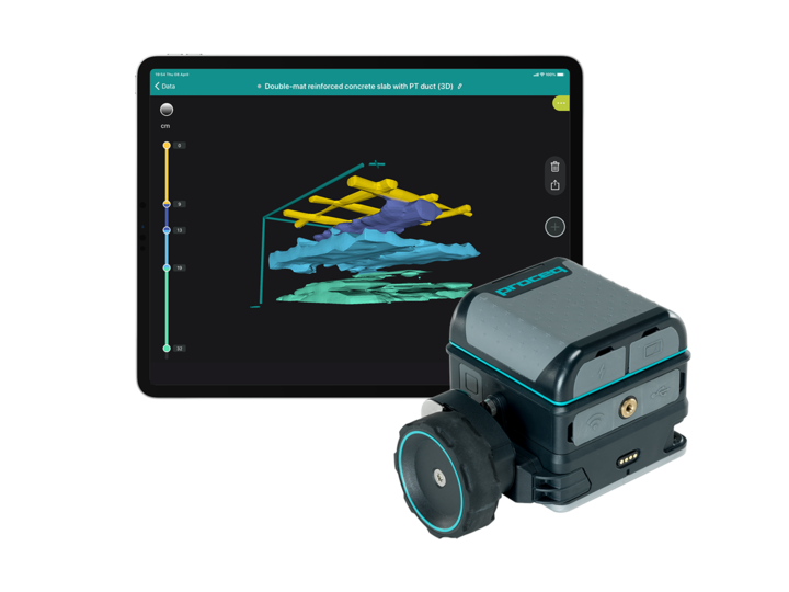 Proceq GP8800 GPR concrete scanner