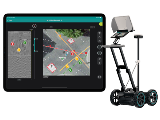 Proceq GS8000 Pro The most efficient real-time workflow and technology to scan and digitize the subsurface
