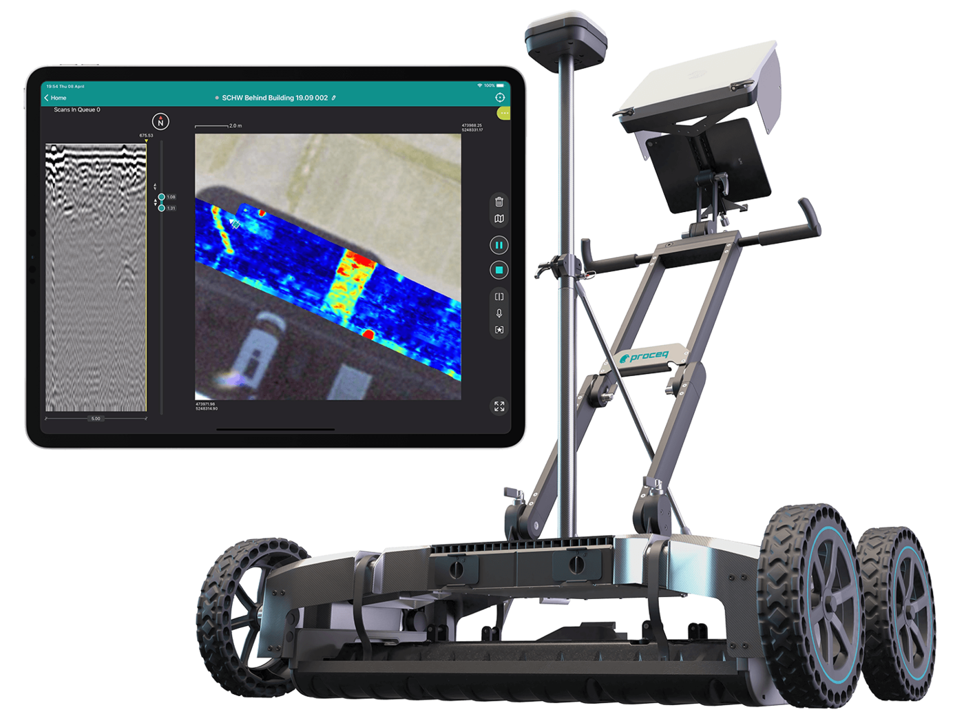 GS9000 The most efficient multichannel GPR system with real-time 3D visualization 